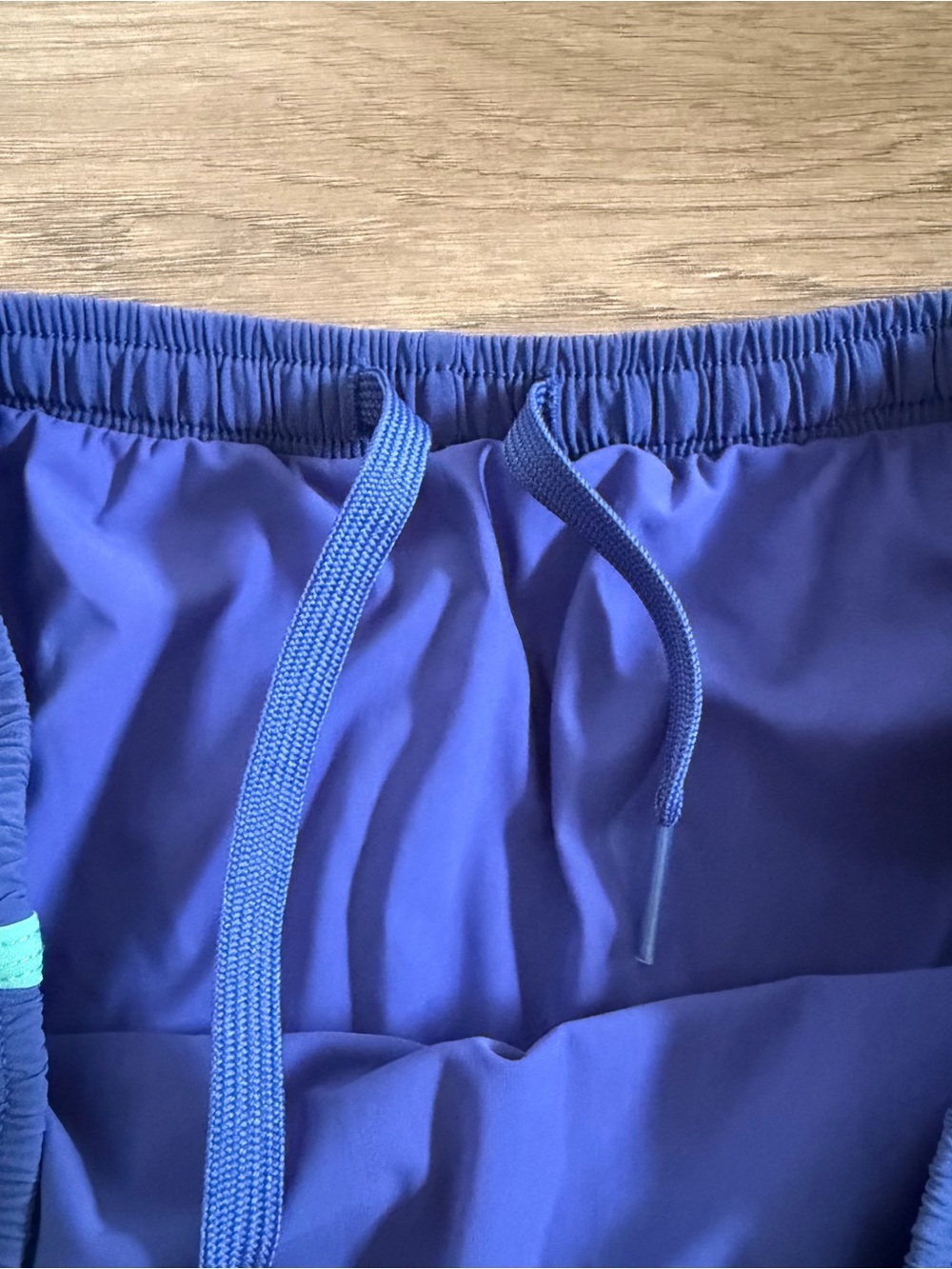 OUTDOOR VOICES Lights Speed Shorts Blue Shorts with Teal Trim Size Medium - Picture 10 of 11